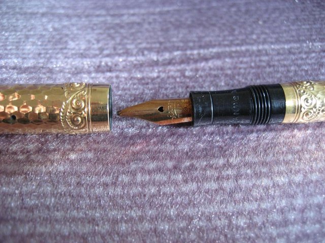 Image 3 of VINTAGE Very RARE Pattern Mabie Todd "Safety Pen" c1916