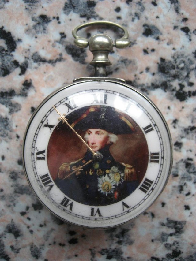 Image 4 of RARE VINTAGE "Lord Nelson" Pocket Watch c1803