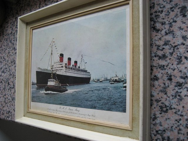 Image 5 of VINTAGE RARE Cunard "Queen Mary"Last Voyage from Southampton