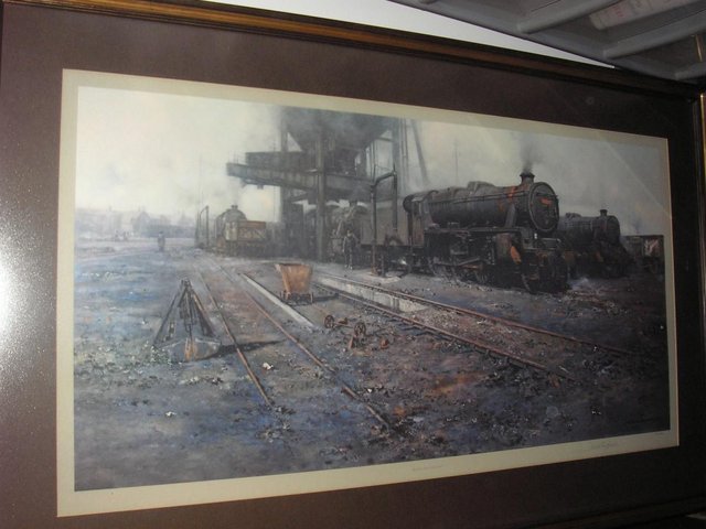 Preview of the first image of David Shepherd limited edition print TRAINS!!.