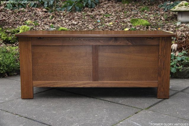 Image 64 of OLD CHARM LIGHT OAK BLANKET TOY BOX RUG CHEST COFFEE TABLE