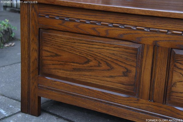 Image 65 of OLD CHARM LIGHT OAK BLANKET TOY BOX RUG CHEST COFFEE TABLE