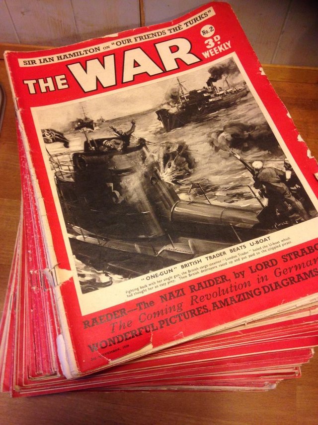 Preview of the first image of The War Weekly, Oct 1939 to Aug 1941.