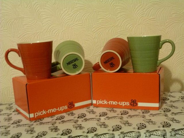 Preview of the first image of Nescafe Mugs - 2 x 2 Mugs in a box.