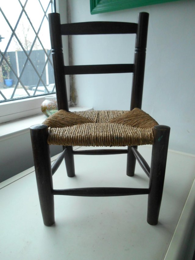 Preview of the first image of Old very small chair.