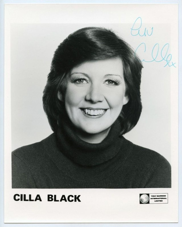Preview of the first image of Cilla Black Signed Tony Barrow Prom Photograph.