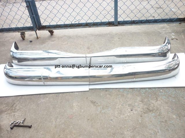 Image 3 of Mercedes W108, W110, W111 Stainless Steel Bumper