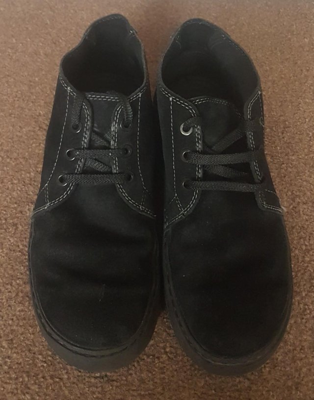 Image 2 of Men's Black Croc Boots - Size 10.   BX13
