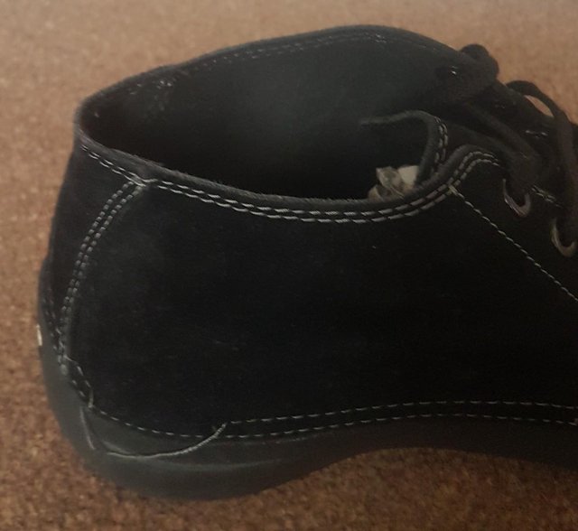 Image 3 of Men's Black Croc Boots - Size 10.   BX13