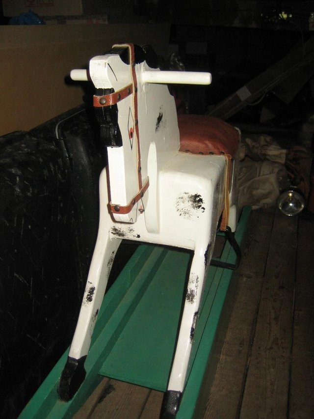 Preview of the first image of Super Solid Wood Rocking Horse.