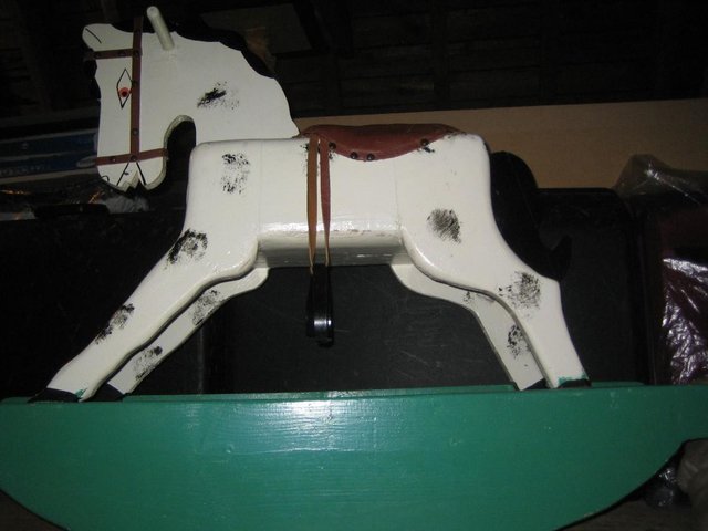 Image 2 of Super Solid Wood Rocking Horse