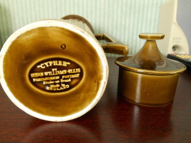 Image 3 of Vintage Portmeirion Cypher Coffee Pot