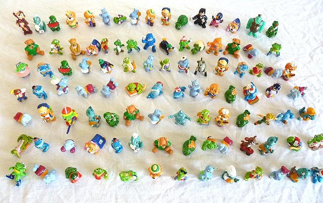 Image 2 of KINDER FIGURINES - HUGE COLLECTION, 102 PIECES IN ALL