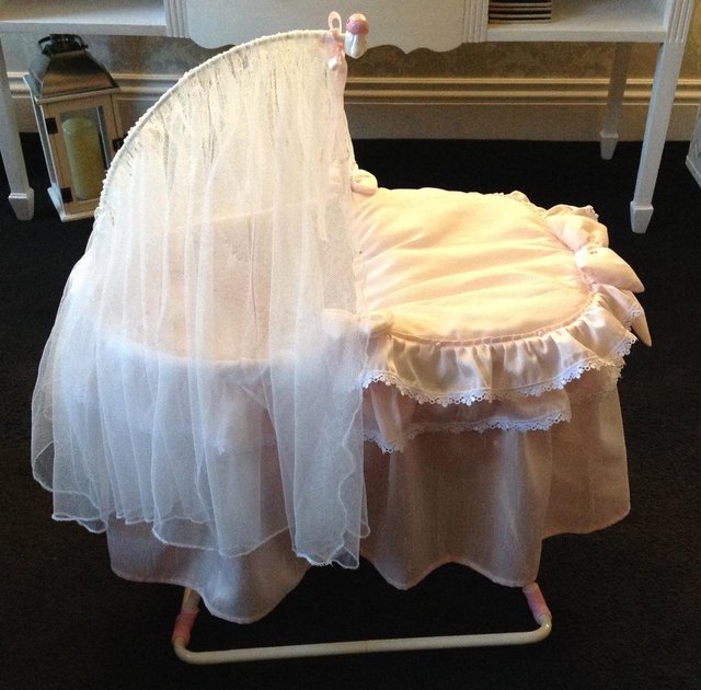 Preview of the first image of GENUINE BABY ANNABELLE ROCKING CRADLE.