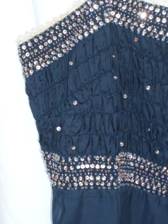 Image 2 of PAUL & JOE Blue Silk Camisole Top  – Size 18 – NEW!