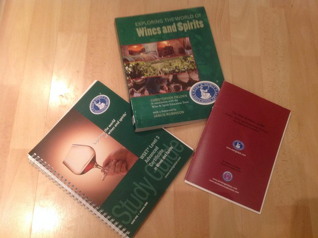 Preview of the first image of Wine and spirits study material by wine and spirit education.