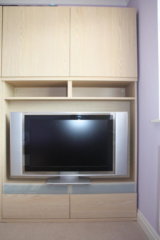 Image 2 of Ikea Besta Boas TV media unit with two cupboards