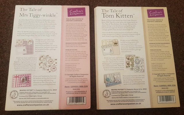 Image 2 of 2 Beatrix Potter Crafting Cd's       BX39