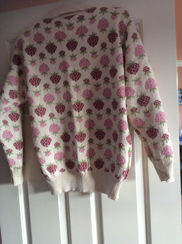 Preview of the first image of STRAWBERRIES AND & CREAM  JUMPER.