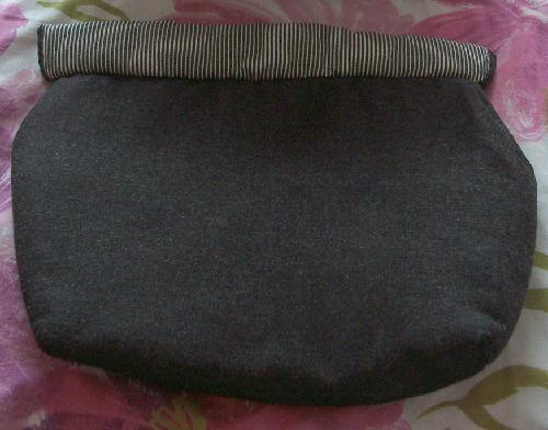 Image 2 of Mothercare Trenton Denim Grey Car Seat Hood & footmuff Cover