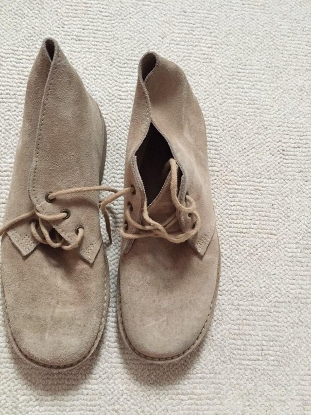 Preview of the first image of Beige Suede shoes.