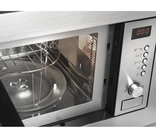 Image 2 of HOTPOINT BUILT IN MICROWAVE WITH GRILL-S/S 20L/1000W