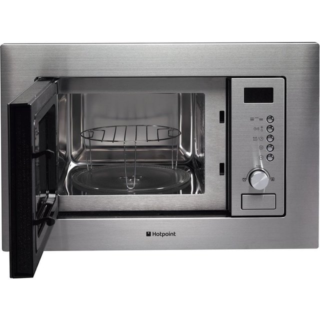 Image 3 of HOTPOINT BUILT IN MICROWAVE WITH GRILL-S/S 20L/1000W