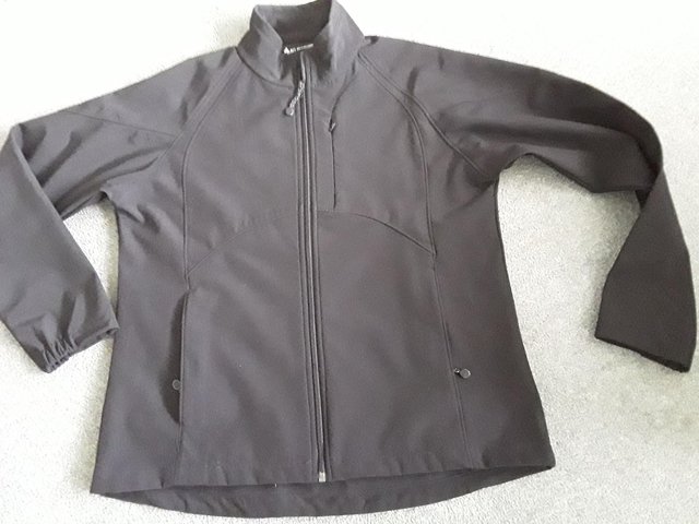 Image 2 of Mans/Boys Small Showerproof Black Golf Coat