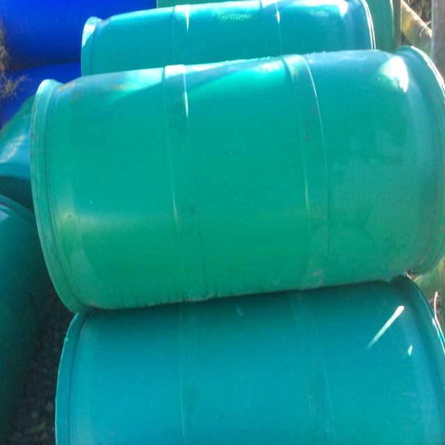 Image 2 of plastic barrels/drums 45 gal/205 litre