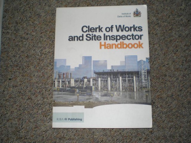 Preview of the first image of CLERKS OF WORKS & SITE INSPECTOR HANDBOOK.