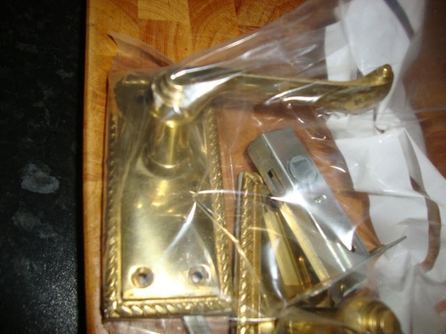 Image 2 of Brass door handles