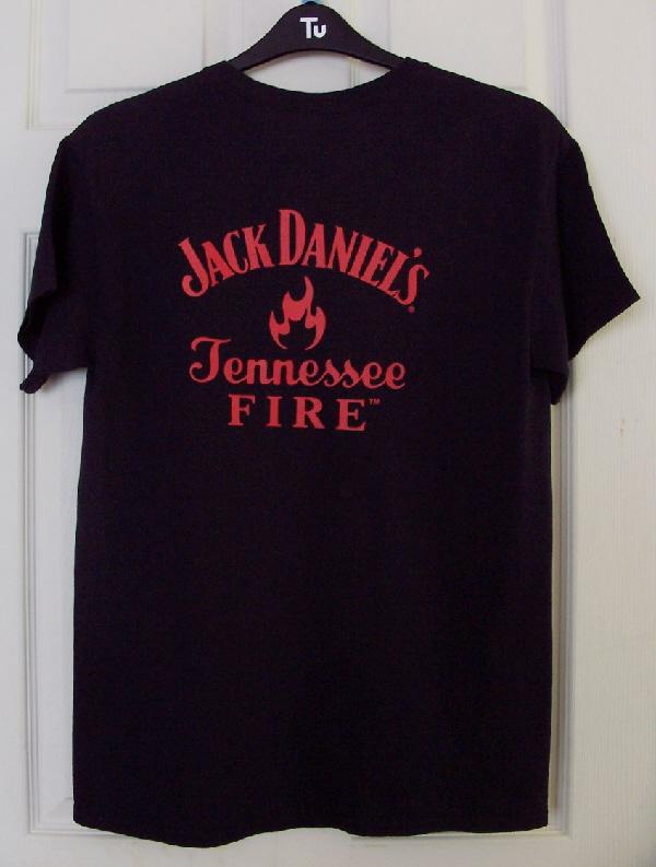Image 2 of Men's Jack Daniels "Tennessee Fire" T Shirt - Size M     B9