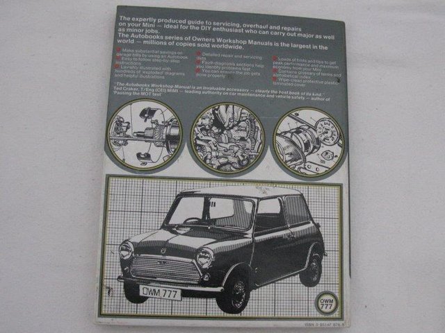 Image 2 of Mini Autobooks – Owners Workshop Manual 1959 - 80for Mini