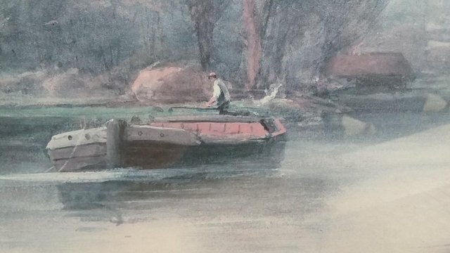 Image 4 of Henry Charles Fox watercolour signed & dated print 1911