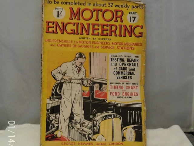 Preview of the first image of 1930's Motor Engineering Magazines.