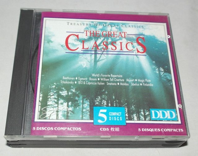 Preview of the first image of 5 CD set - Treasury Of Great Classiscs (Incl P&P).