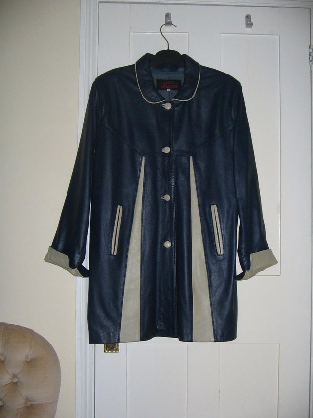 Preview of the first image of Ladies Leather Coat.