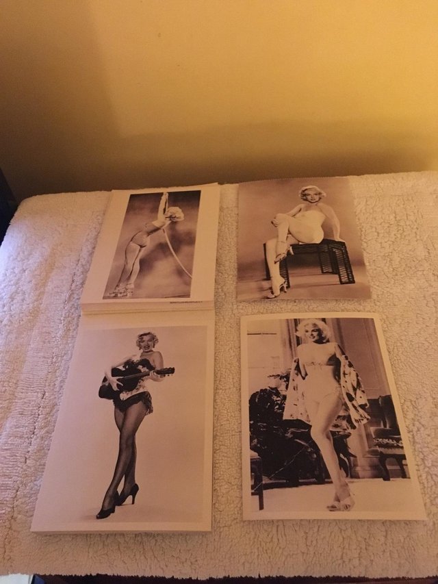 Preview of the first image of Collection of Marilyn Monroe picture postcards.