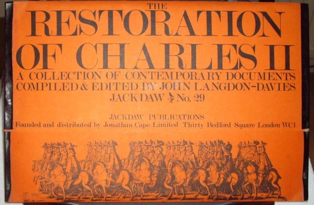 Preview of the first image of Jackdaw No 29-"The Restoration of Charles 11 ".
