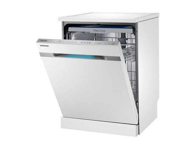 Image 2 of SAMSUNG WHITE A++WATERWALL DISHWASHER NEW/GRADED TOP SPEC
