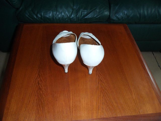Image 2 of Charles of Portugal ladies white court shoe