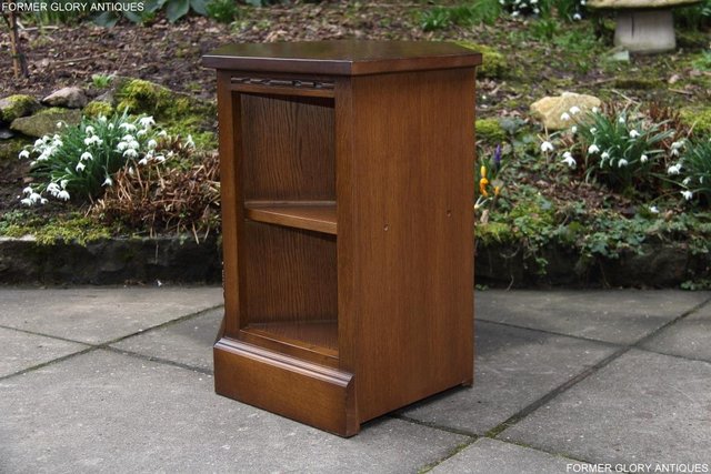Image 30 of AN OLD CHARM LIGHT OAK CORNER TV DVD CD CABINET STAND TABLE