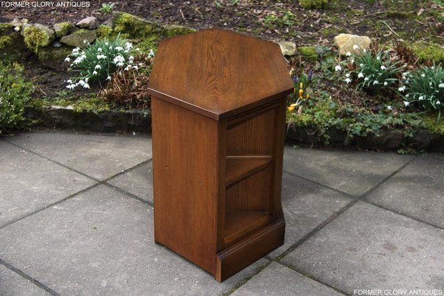 Image 58 of AN OLD CHARM LIGHT OAK CORNER TV DVD CD CABINET STAND TABLE