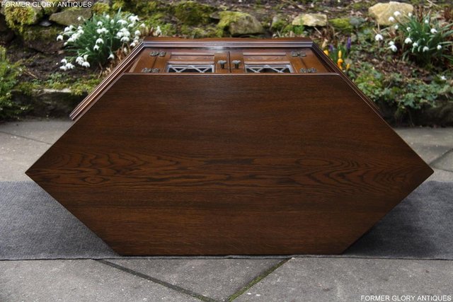 Image 59 of AN OLD CHARM LIGHT OAK CORNER TV DVD CD CABINET STAND TABLE