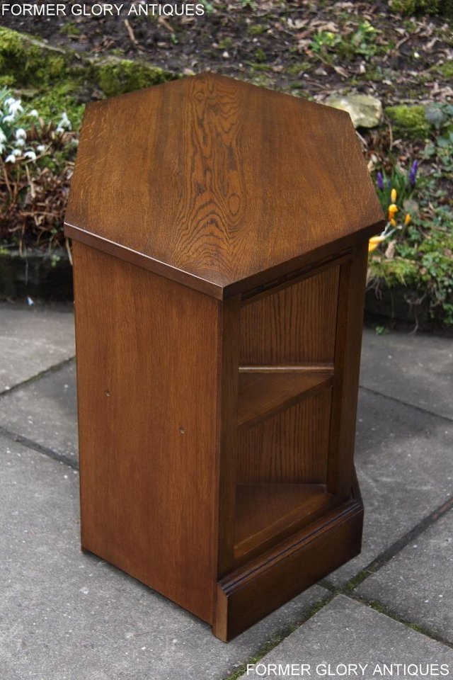 Image 81 of AN OLD CHARM LIGHT OAK CORNER TV DVD CD CABINET STAND TABLE