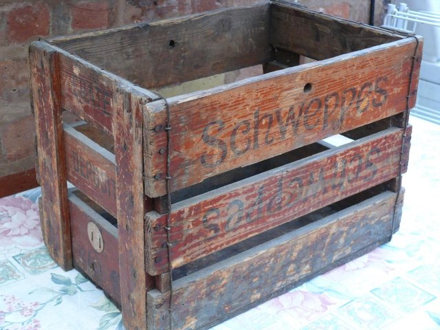 Preview of the first image of Original Schweppes wooden crate.