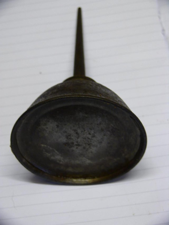 Image 2 of Antique Oil Pot and spout possibly pre-war