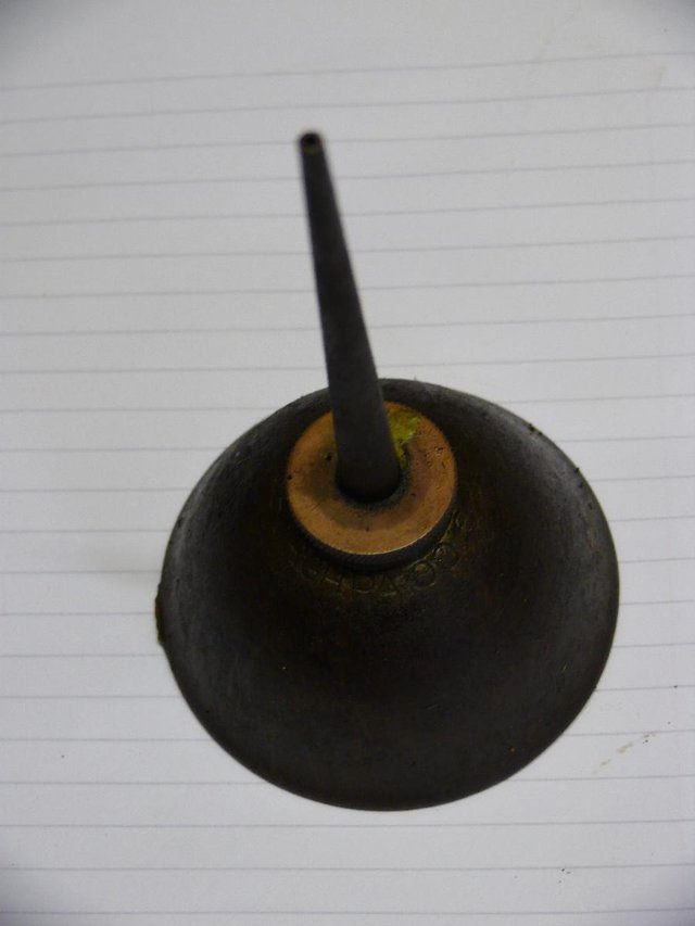Image 3 of Antique Oil Pot and spout possibly pre-war