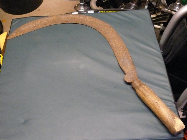 Preview of the first image of Antique hand slash hook.
