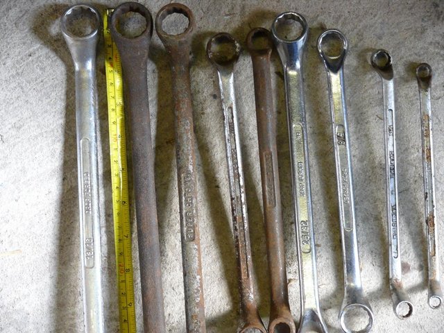 Image 2 of Selection of 9 AF Ring Spanners
